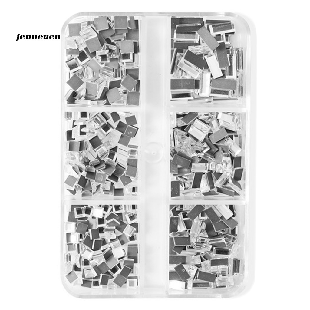 1 Hộp Hạt Pha Lê Nhiều Màu Trang Trí Móng Tay