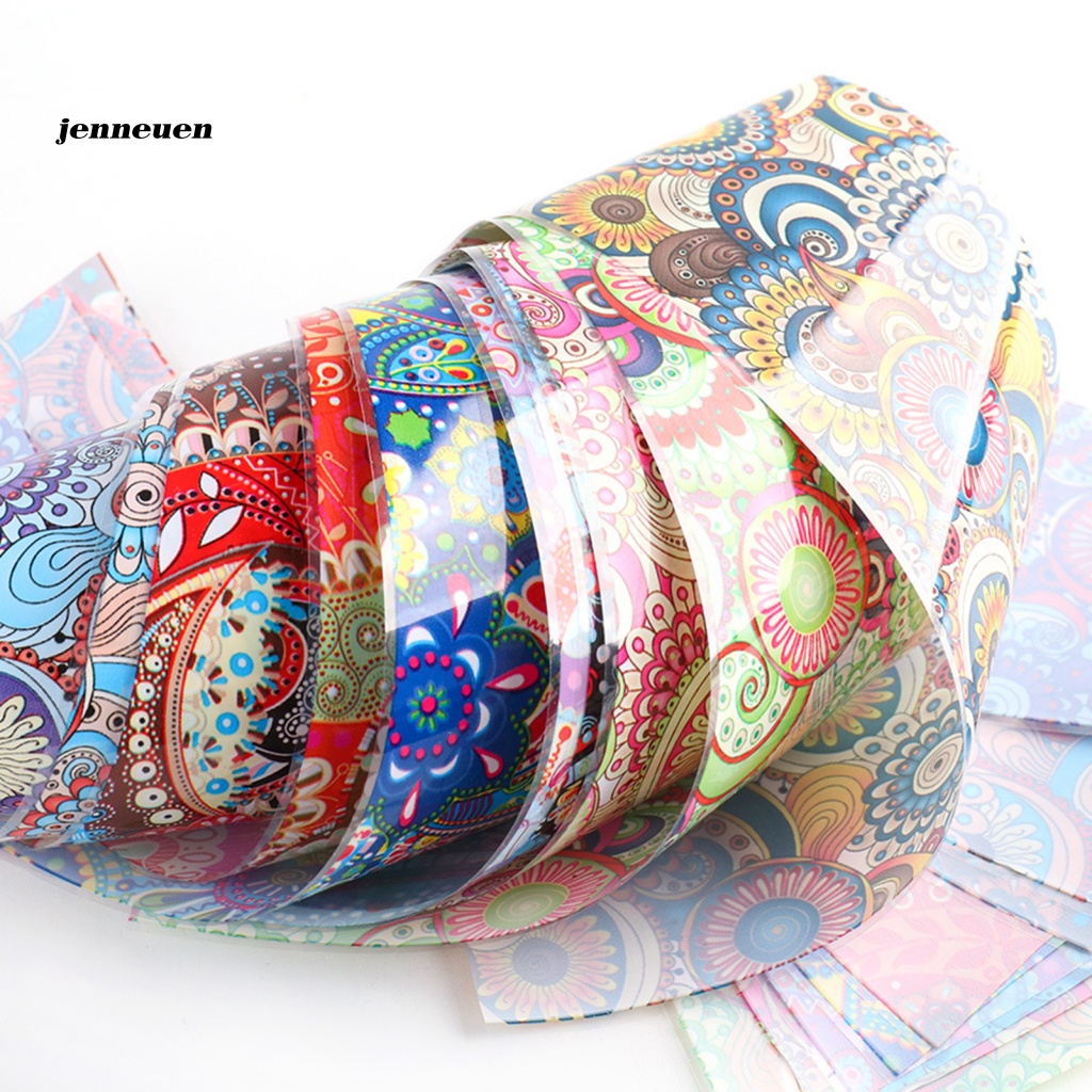 10 Miếng Dán Trang Trí Móng Tay Nghệ Thuật Nhiều Phong Cách Khác Nhau