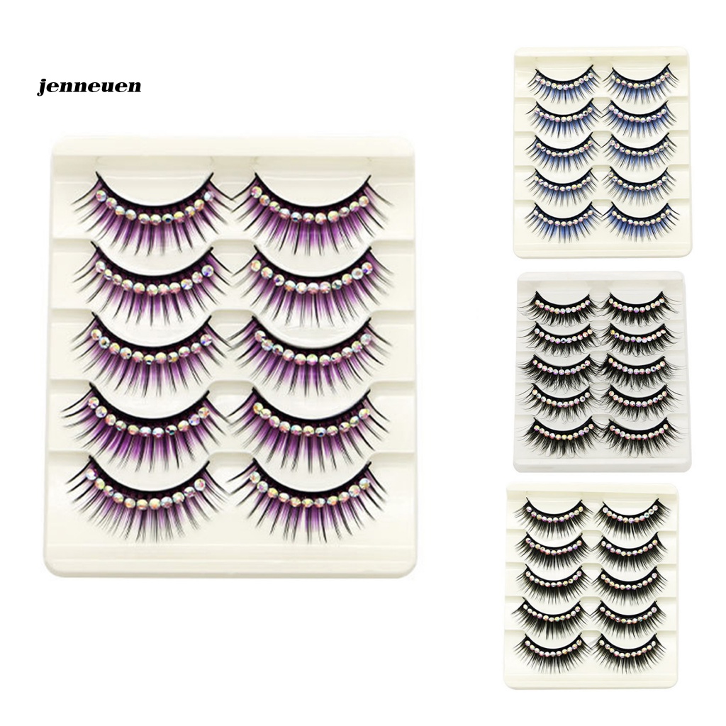 1 Hộp Lông Mi Giả Mini Uốn Cong Trang Điểm Sân Khấu Làm Đẹp