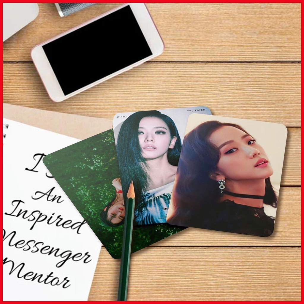 Set 55 Tấm Thẻ Ảnh Lomo Hình Nhóm Nhạc Kim Jisoo
