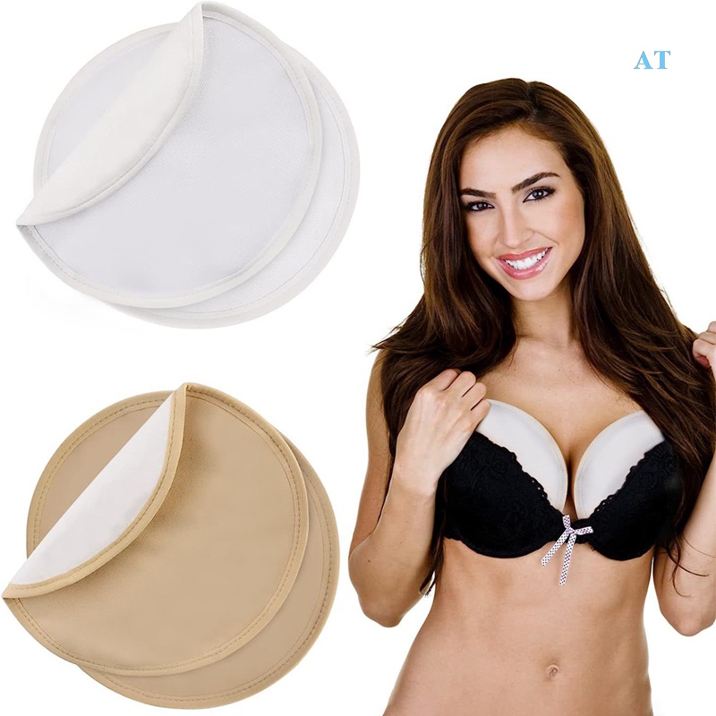 Bộ 4 Miếng Đệm Ngực Thầu Dầu Thầu Dầu Hữu Cơ Mềm Mại Thoải Mái Có Thể Giặt Rửa Và Tái Sử Dụng