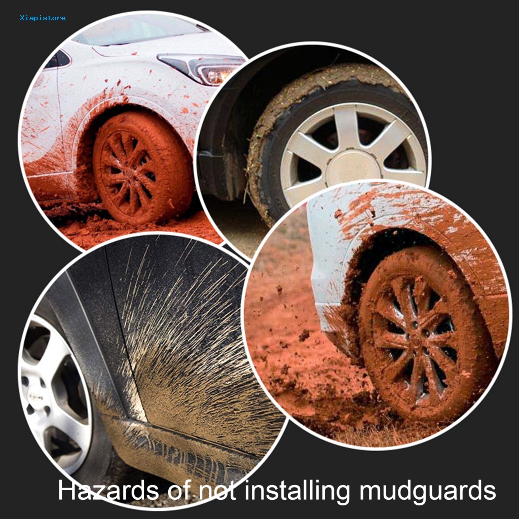 Set 4 Tấm Chắn Bùn Chuyên Dụng Cho Toyota Vios 2013-2016