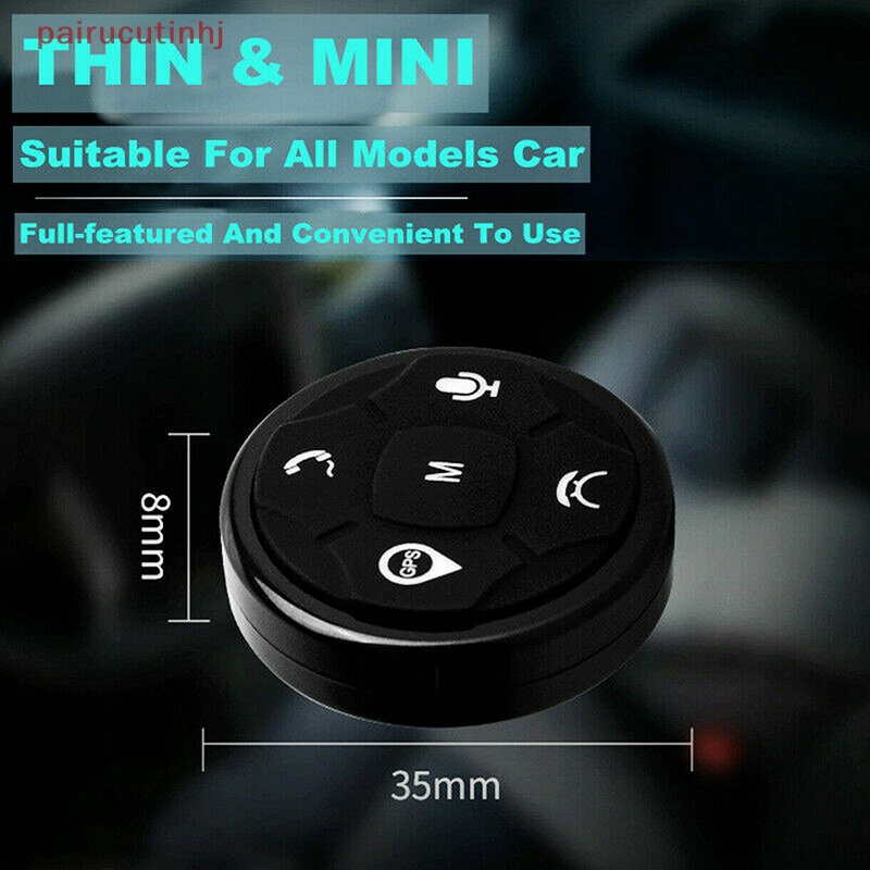 Cặp Nút Điều Khiển Từ Xa Không Dây GPS Thông Minh Gắn Vô Lăng Xe Hơi