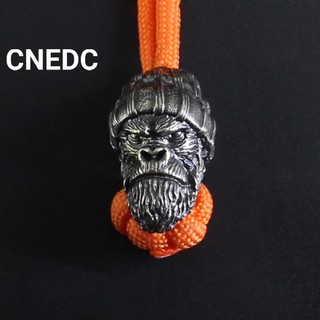 Chuỗi hạt bằng đồng thau hình đầu khỉ đột độc đáo dành cho nam