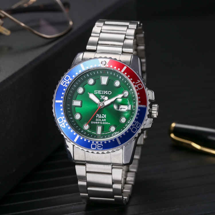 Đồng Hồ Đeo Tay Máy Quartz Dây Thép Thời Trang Lịch Lãm Cho Nam