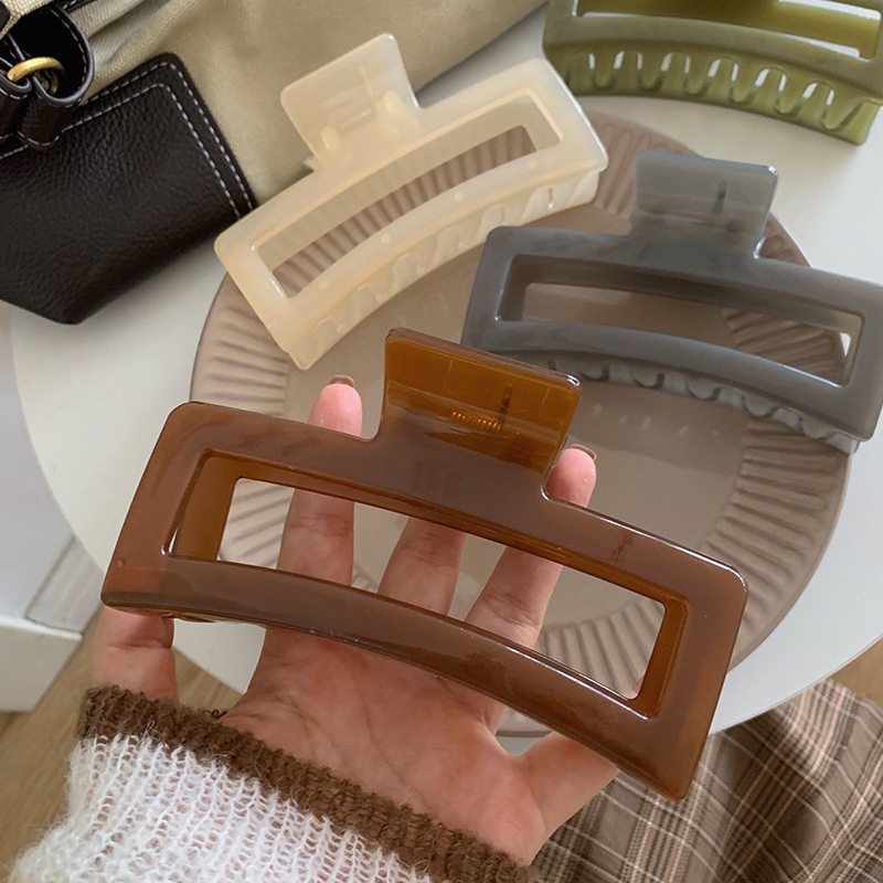 Kẹp Tóc Hình Cá Mập 15cm Đơn Giản Thời Trang Mùa Hè Hàn Quốc Cho Nữ