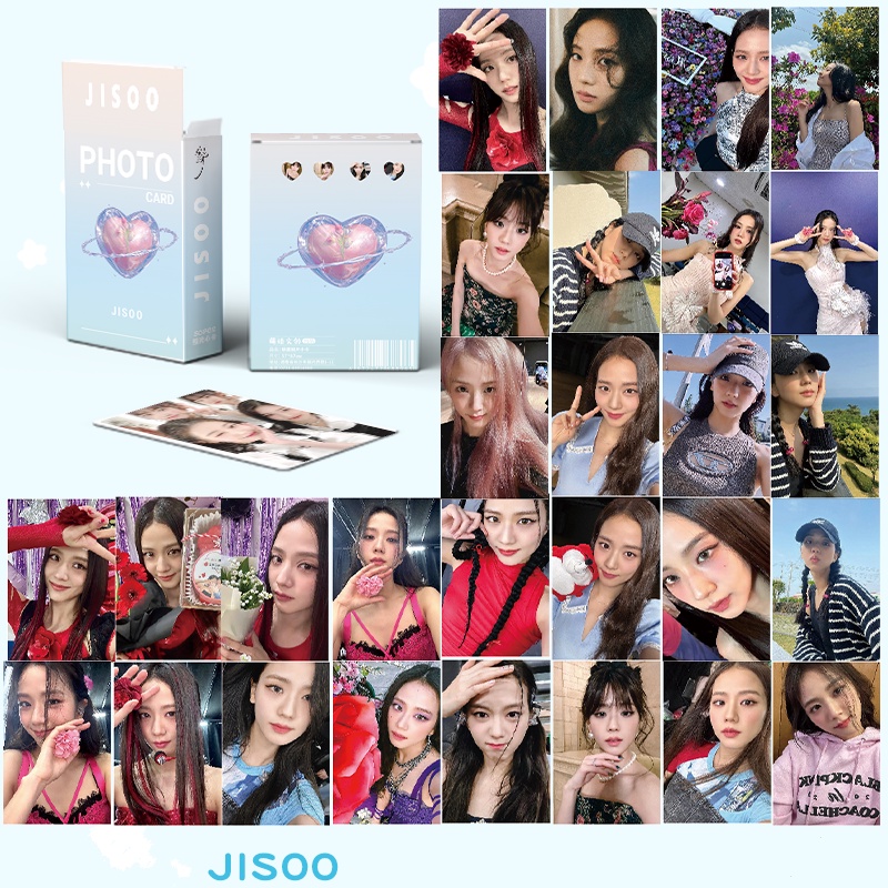BLACKPINK Card Set 50 Tấm Thẻ Ảnh Kpop Laser Lomo Card Hình Nhóm Nhạc