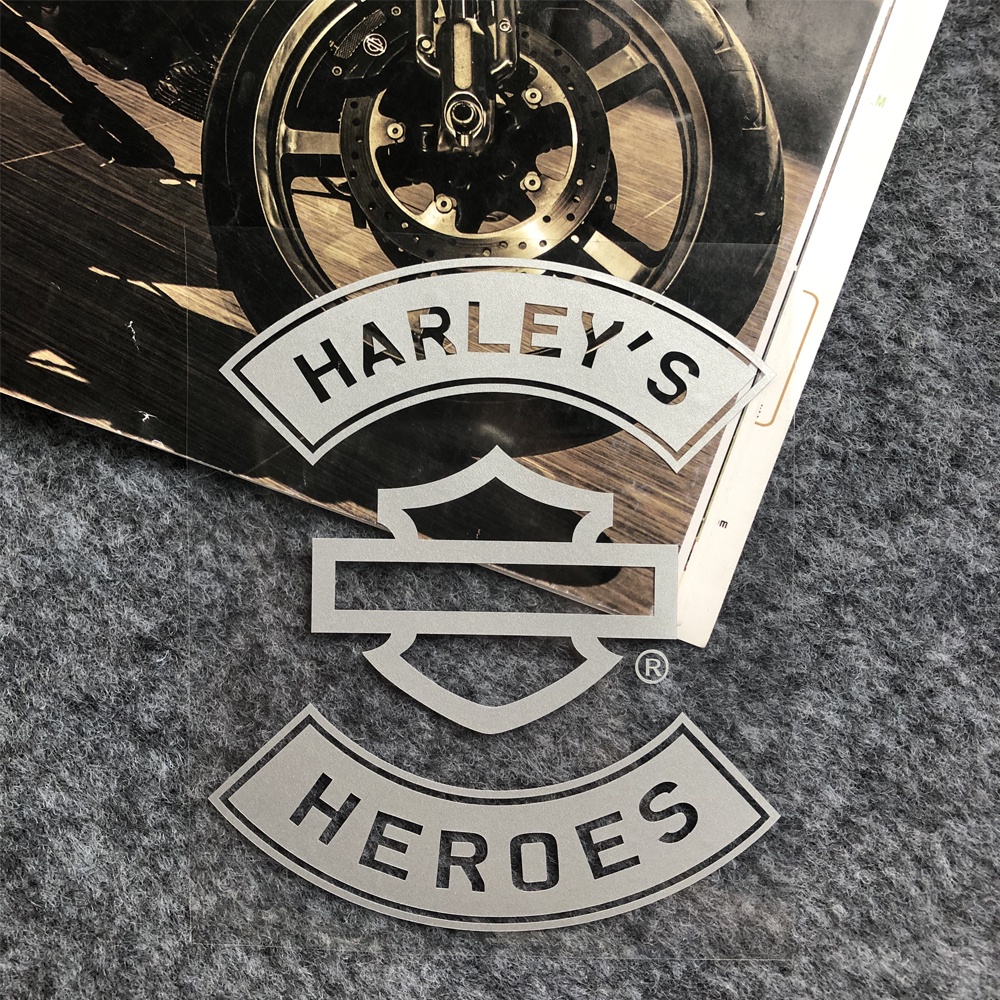 Nhãn Dán Trang Trí Nắp Bình Xăng Xe Mô Tô Harley Davidson In Logo Kiểu Retro