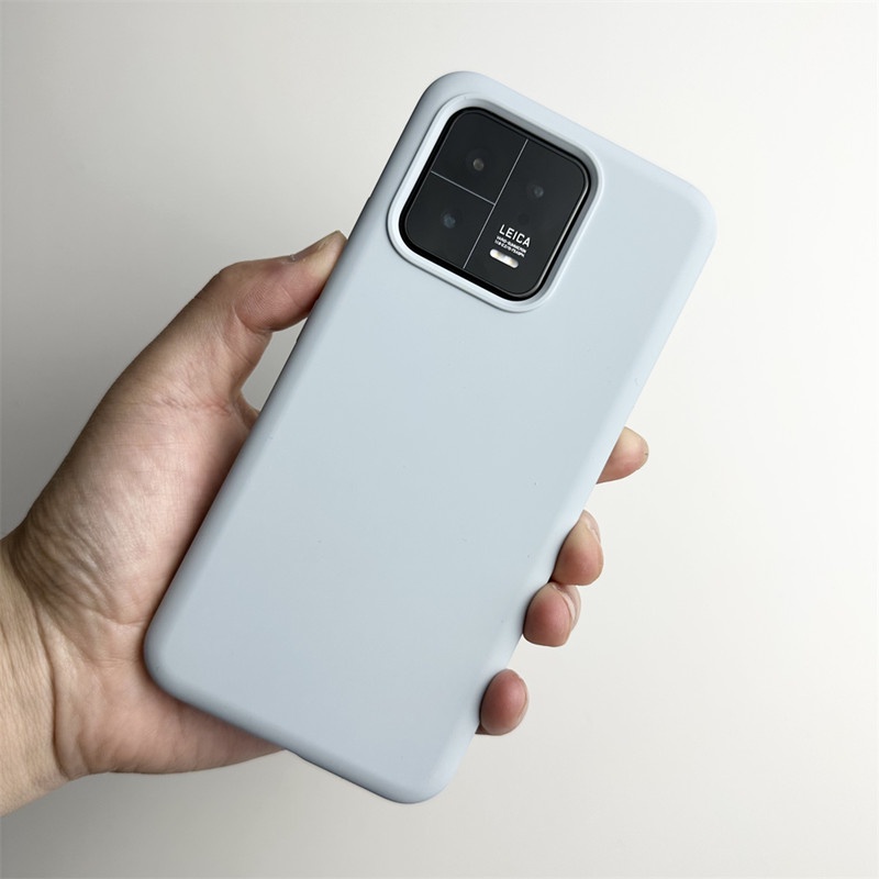 Back Case For Xiaomi Mi 13 /13 Pro Liquid silicone Shockproof Soft Smooth Luxury Cover