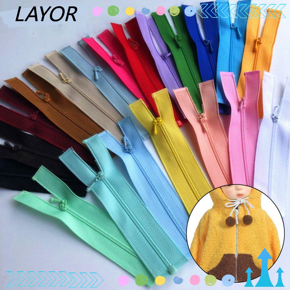 Set 5 Dây Kéo Mini 20 Màu May Quần Áo Thủ Công Chất Lượng Cao Cho Búp Bê Bán Chạy 5cm
