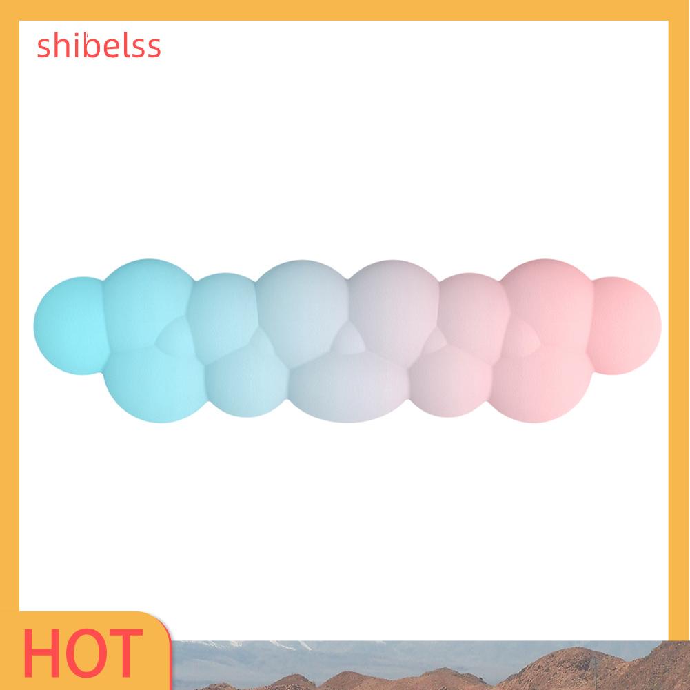 Đệm Gác Tay Bàn Phím Hình Đám Mây Màu Sắc Tuyến Tính Chống Trượt Tiện Dụng Cho