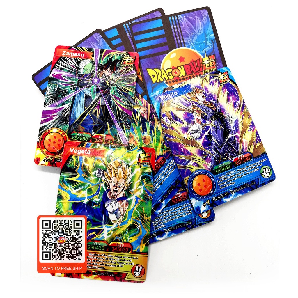 Bộ Bài 7 Viên Ngọc Rồng Dragon Ball Thẻ Kim Tuyến - Bộ thẻ bài Dragon ball card-Thẻ bài Đồ Chơi