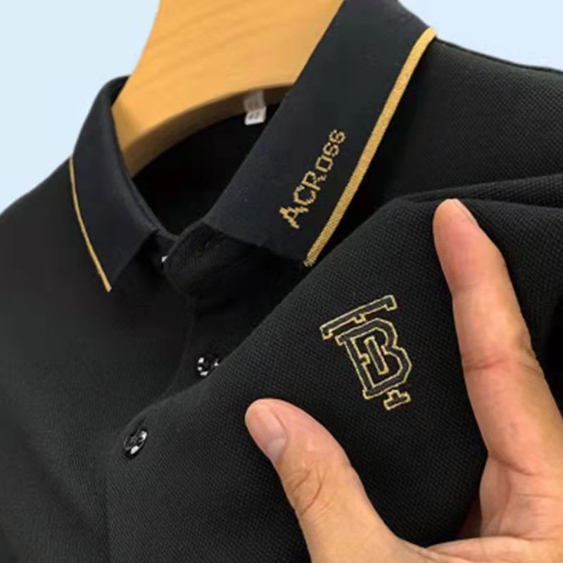 Áo polo Tay Ngắn Dáng Rộng Thoáng Khí Thời Trang Mùa Hè Cho Nam