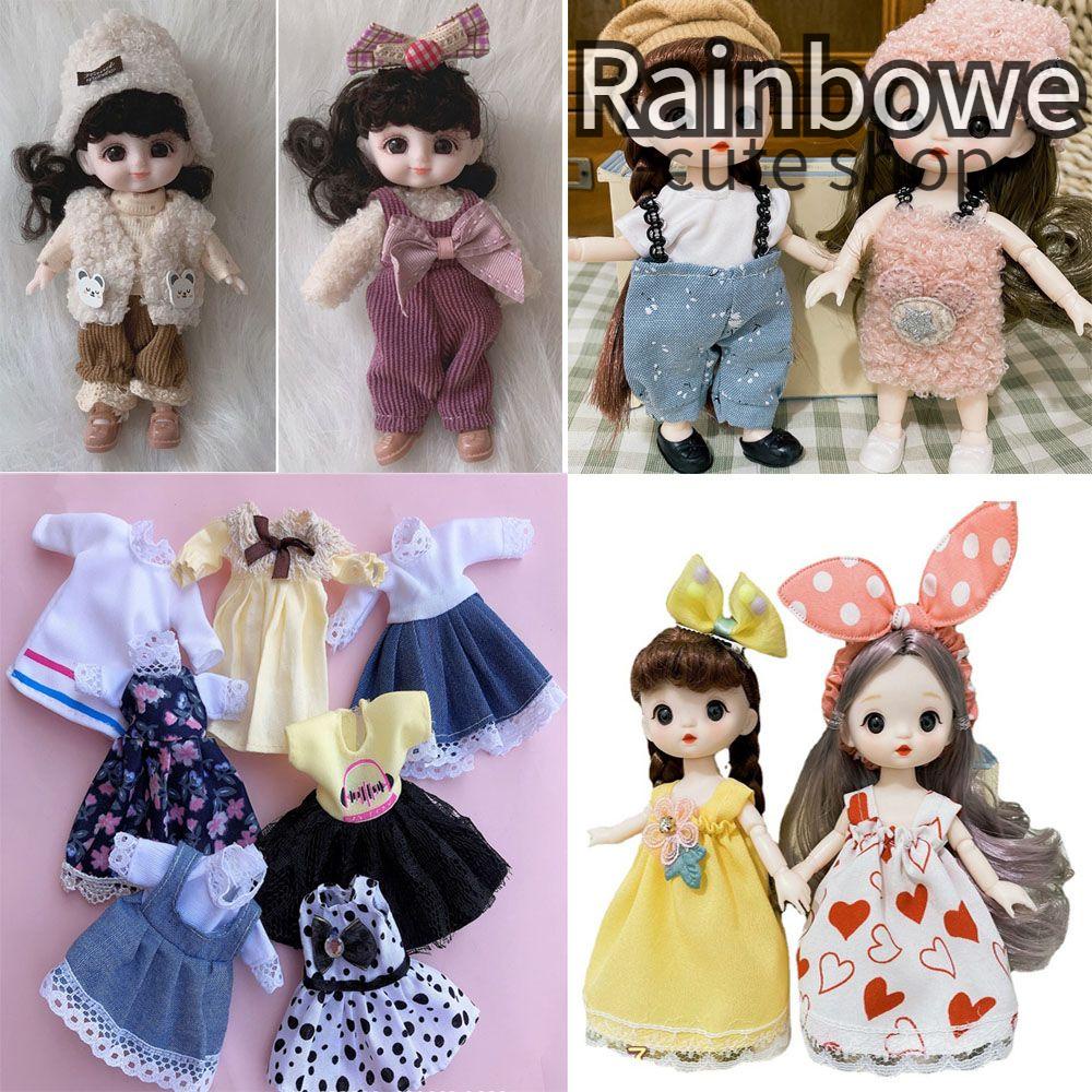 Quần áo búp bê mặc đầm thời trang Obitsu 11 Ob11 tỉ lệ 1/12 16~17cm 20 kiểu