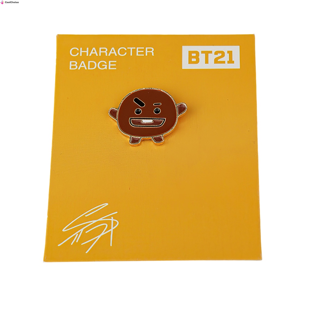 Trâm Cài Áo Màu Sắc Tươi Sáng Phong Cách Nhóm Nhạc BTS BT21