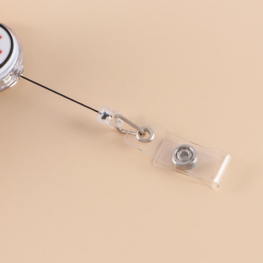 Hubert huy hiệu có thể thu vào reel đồ dùng học tập dễ thương chủ thẻ ngực kẹp thẻ làm việc y tá bác sĩ sinh viên thẻ chủ huy hiệu bệnh viện