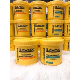 Hấp dầu lavox phục hồi hư tổn - giữ màu tóc nhuộm mềm mượt