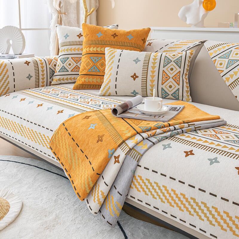 Vỏ Bọc Ghế Sofa 1 2 3 4 Chỗ Ngồi Không Trượt Phong Cách Bohemian