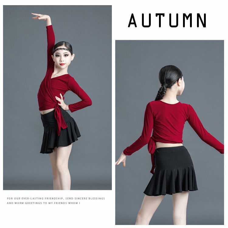 Chân Váy Khiêu Vũ Latin Thời Trang Xuân Hè Cho Bé Gái