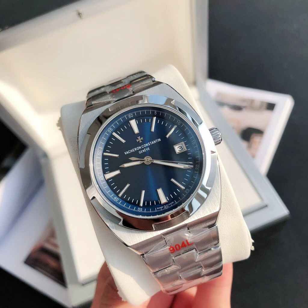 Đồng Hồ Đeo Tay Vacheron 904 Mặt Đá Sapphire Tráng Gương Kích Thước 41mm