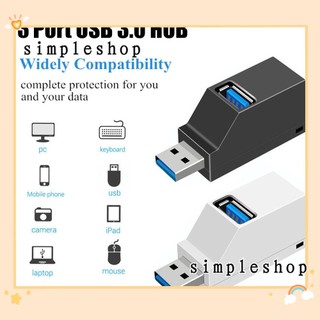 Đầu chia cổng USB2.0/USB3.0 thiết kế nhỏ gọn tiện lợi