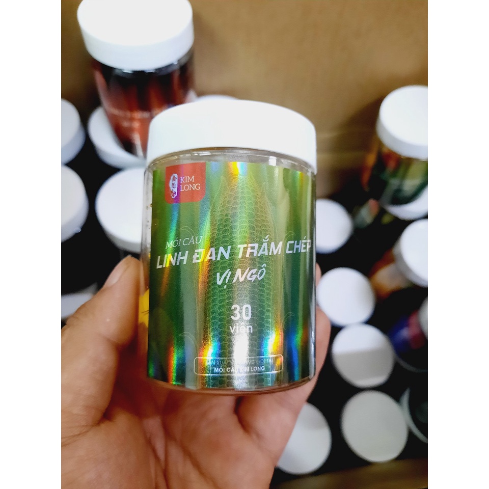 Hạt Linh Đan Chuyên Trắm Chép - Kim Long, Một Lọ 30 Viên