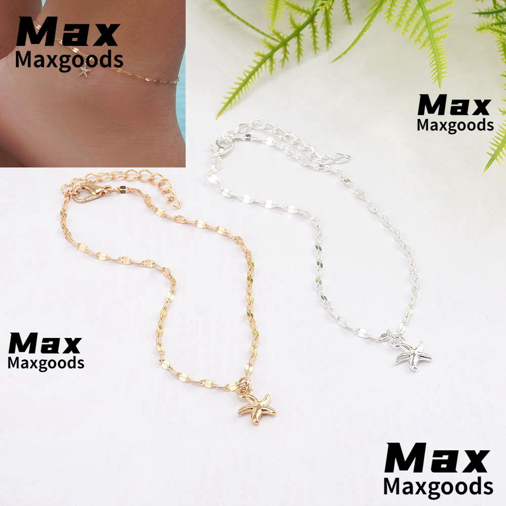 Maxg Lắc Chân Thời Trang Mùa Hè|Vòng Đeo Chân Mạ Vàng