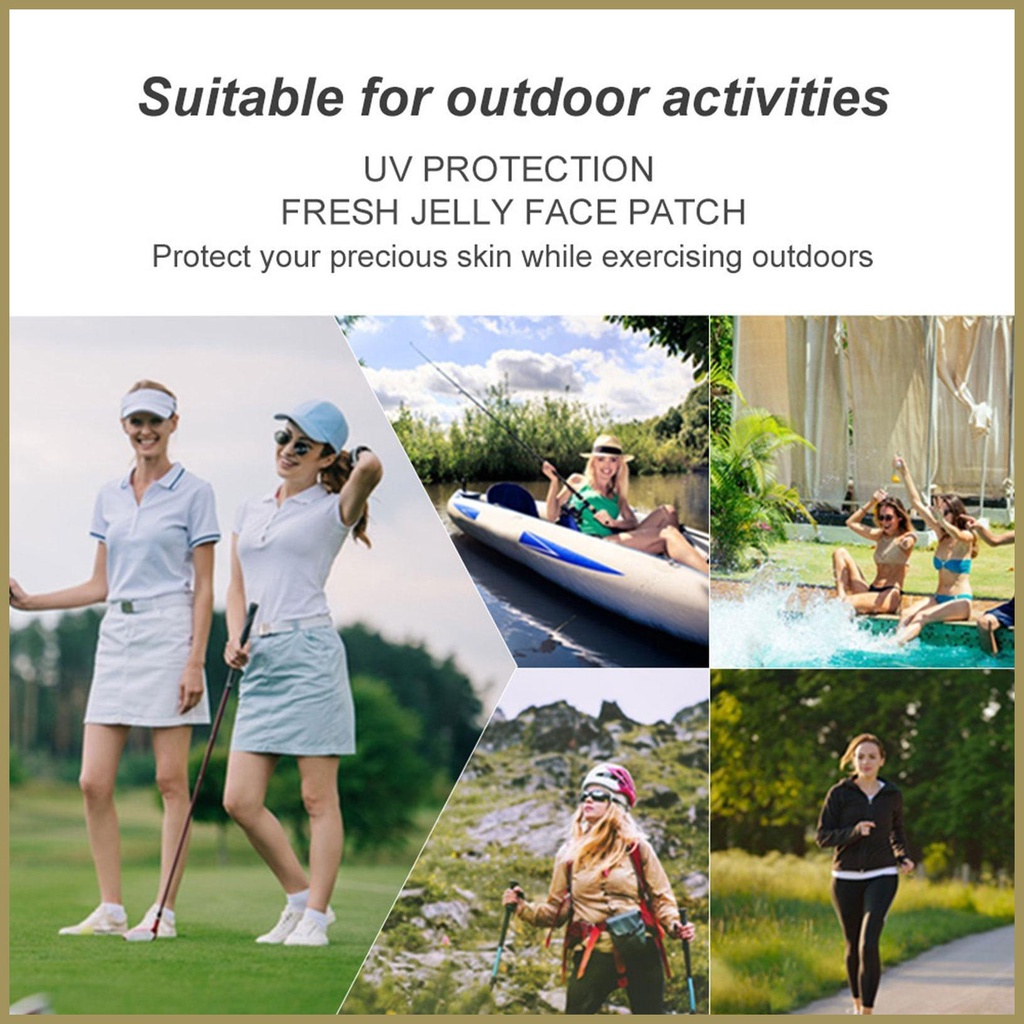 Miếng Dán Chống Nắng UV Cho Mắt paca3vn Khi Chơi Golf