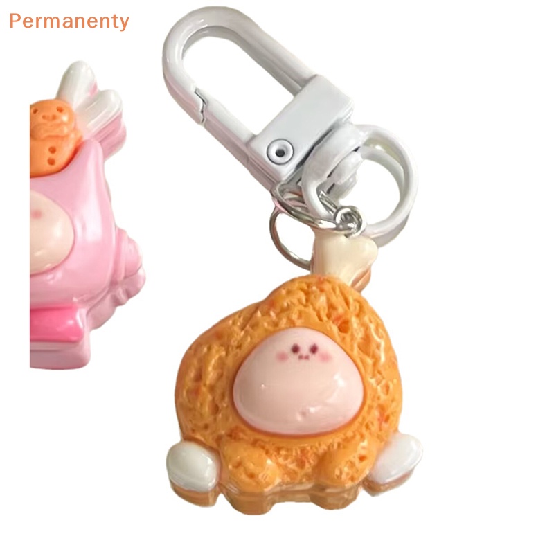 Móc Khóa Resin Hình Thức Ăn Hoạt Hình Dễ Thương