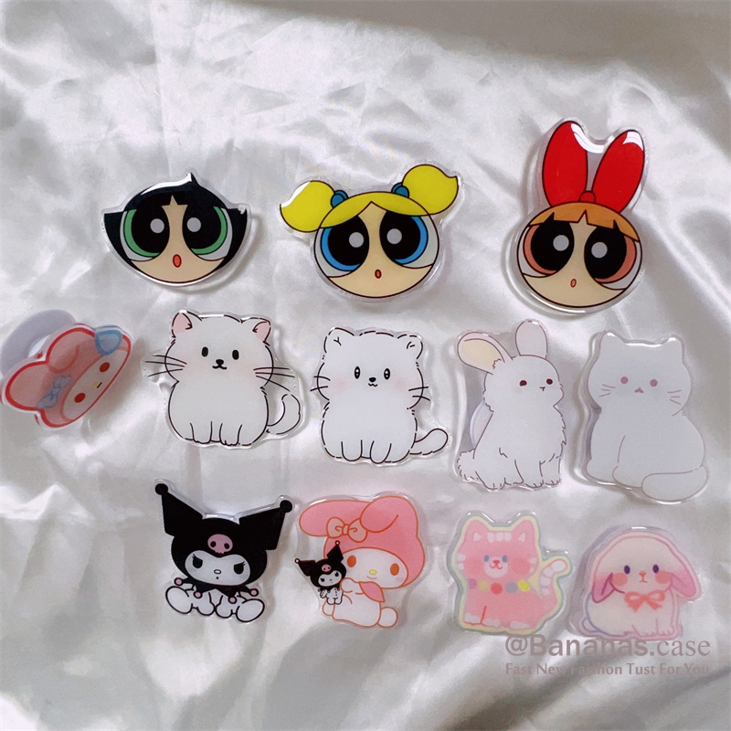 Dễ Thương Giá Đỡ Điện Thoại Dạng Nhẫn Đeo Tay Hình Chú Chó Đáng Yêu