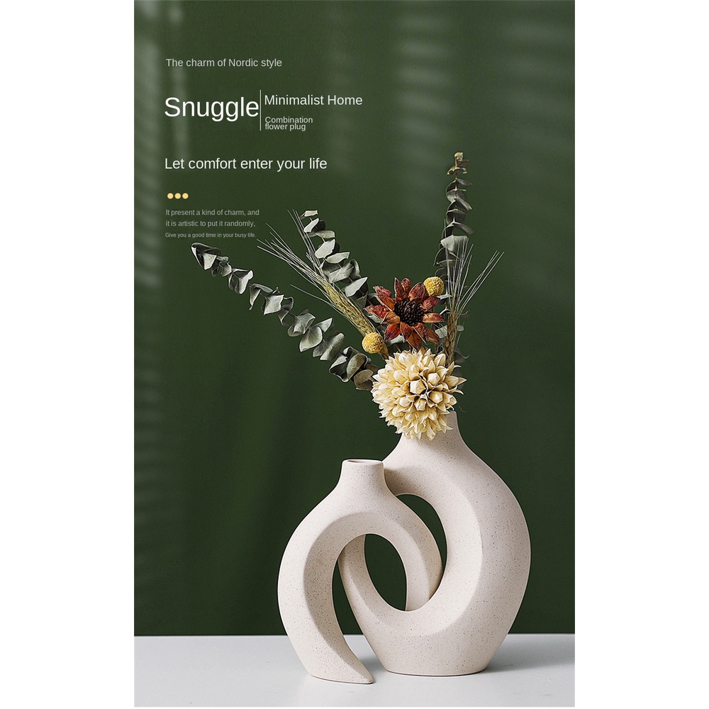 ♫ CAPIRON   Hoa Gốm Sứ Bắc Âu Điểm Nhấn Trang Trí Sành điệu Dành Cho Tiệc Cưới Cô Dâu Đám Cưới Và Trang Trí Nhà Cửa Trang Trí Phòng Khách Bắc Âu Vật Trang Trí Trang Trí Nhà Cửa