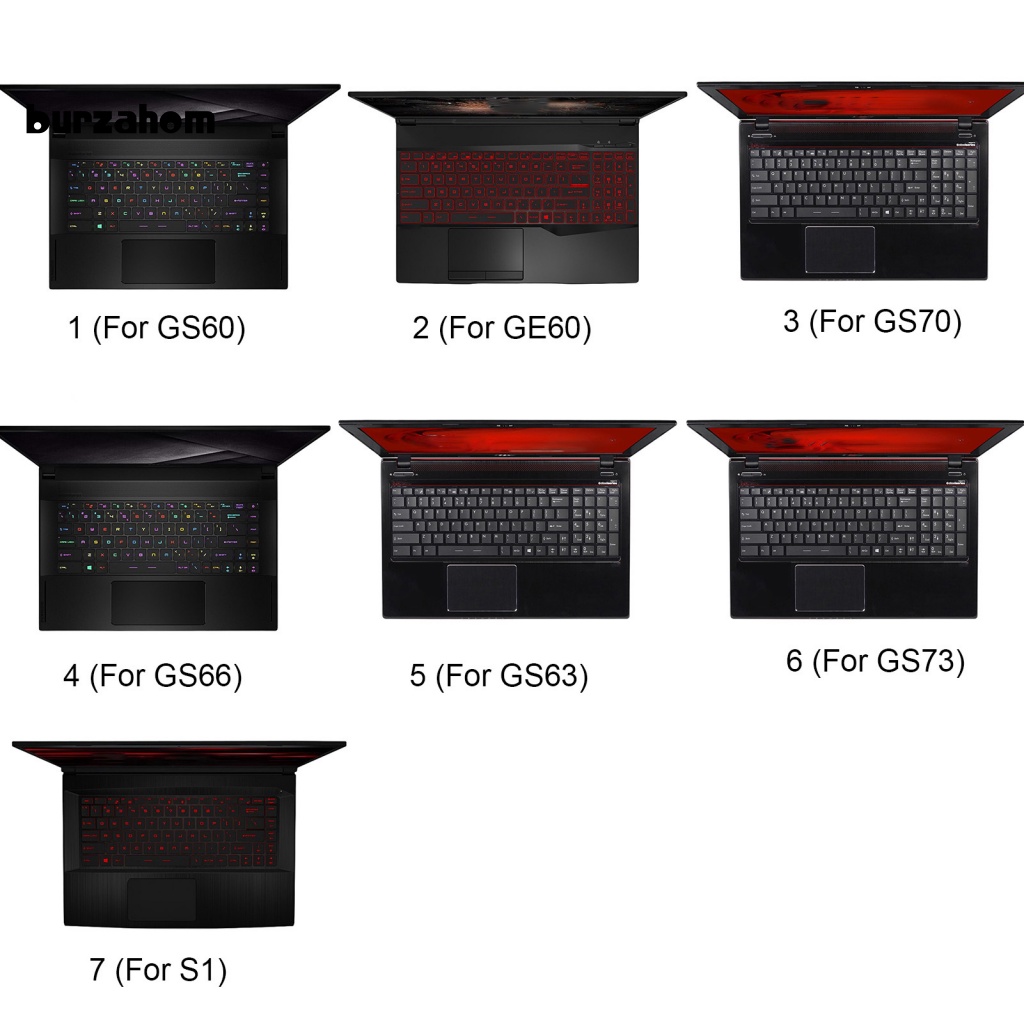 Miếng Dán Bảo Vệ Bàn Phím Máy Tính Bằng TPU Mềm Cho MSI GS60 GE60 GS70 GS66 GS63 GS73 S1