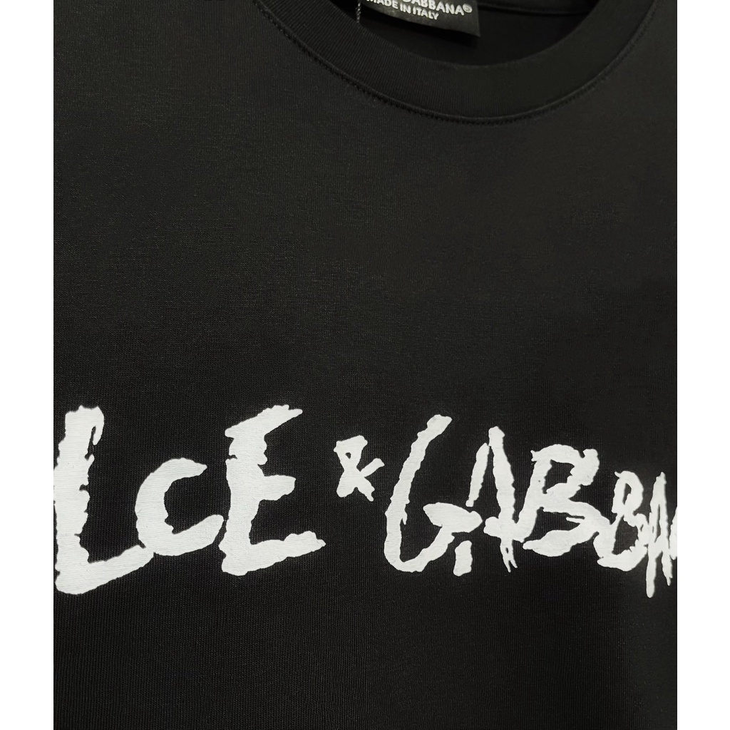 Áo Thun cotton Ngắn Tay In Hình monogram Thời Trang Dành Cho Nam / Size S-4XL D0LCE & GABBA