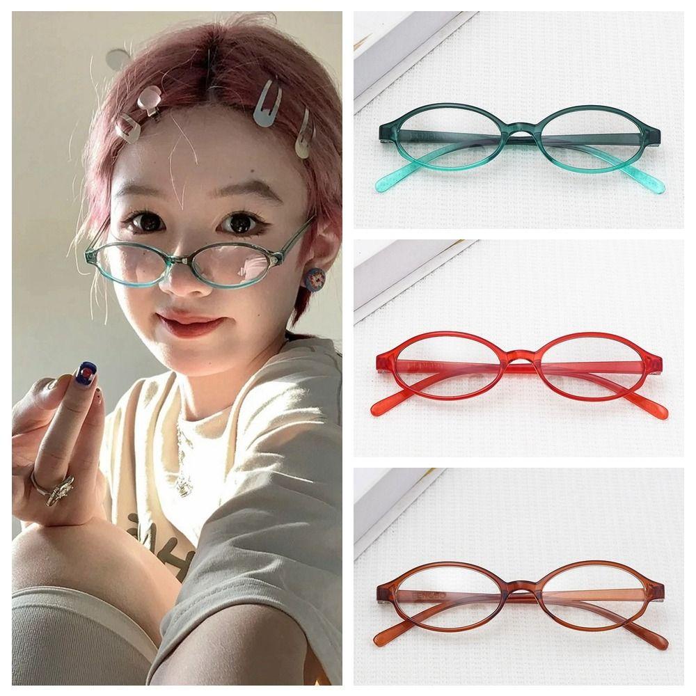 Twinkle Kính Mắt Gọng oval Nhỏ y2k Cận Thị Phong Cách Hàn Quốc Cho Nữ