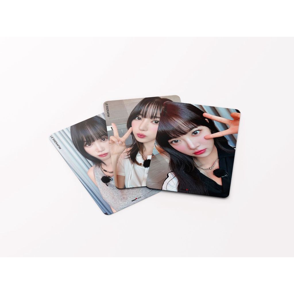 Set 55 Tấm Ảnh Lomo Card LE SSERAFIM Unforg Given Nhóm Nhạc Kpop