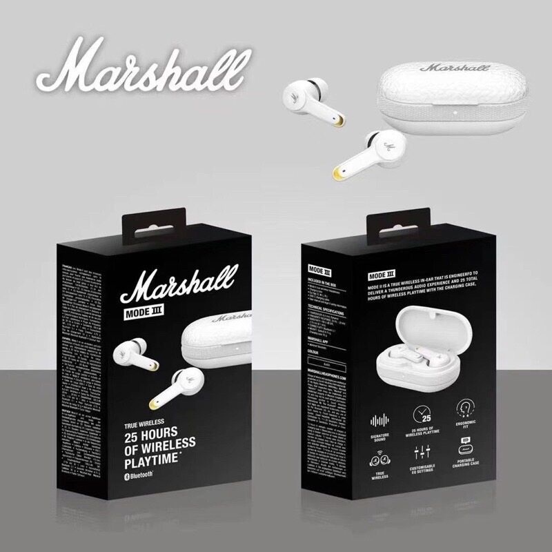 Mới Tai Nghe bluetooth Không Dây marshall mode iii Chế Độ 3