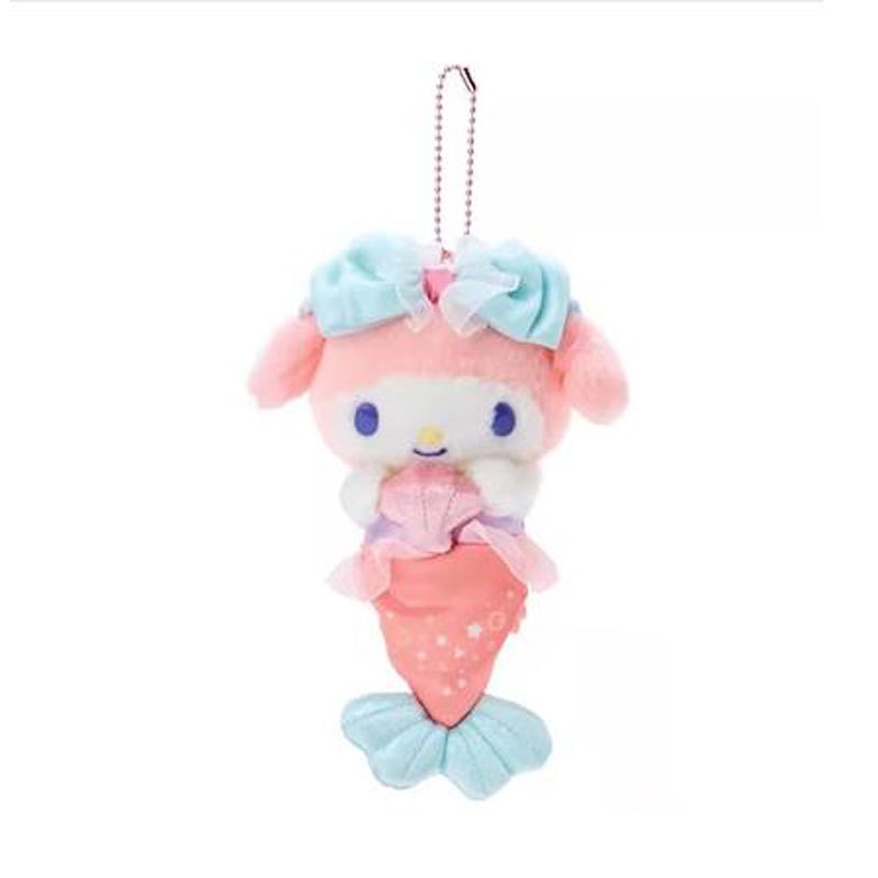SANRIO Búp Bê Nhồi Bông Hình Nàng Tiên Cá Kuromi Melody Hangyodon Cinnamoroll Pachacco