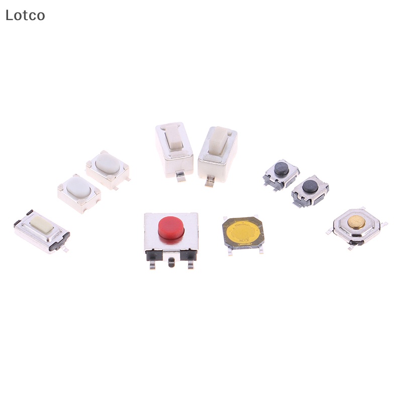 Lotco 250 chiếc nút nhấn xúc giác 10 loại công tắc chìa khóa xe hơi nút cảm ứng Microswitch VN
