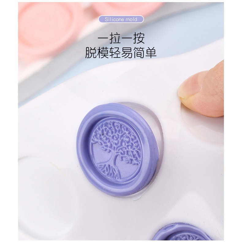 Stitchintime lỗ tròn silicone định hình khuôn con dấu công cụ phụ trợ niêm phong khuôn con dấu sáp