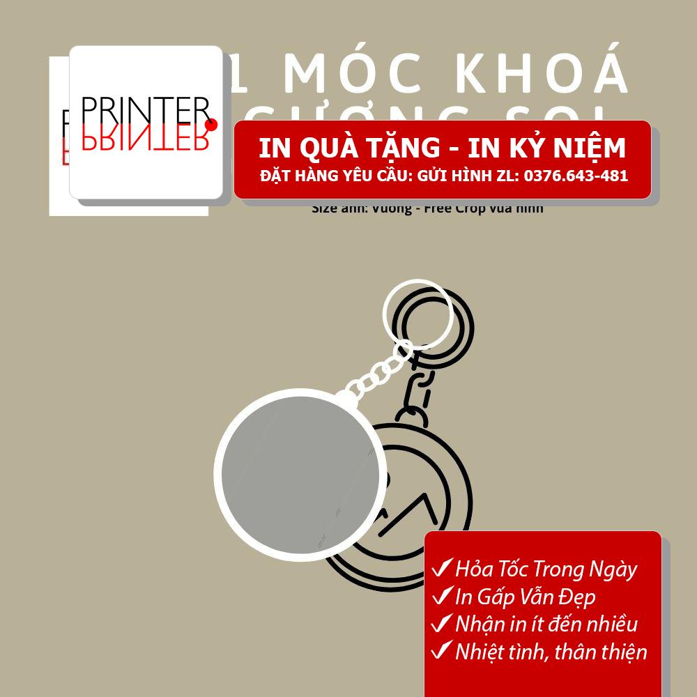 Móc khoá gương in theo yêu cầu