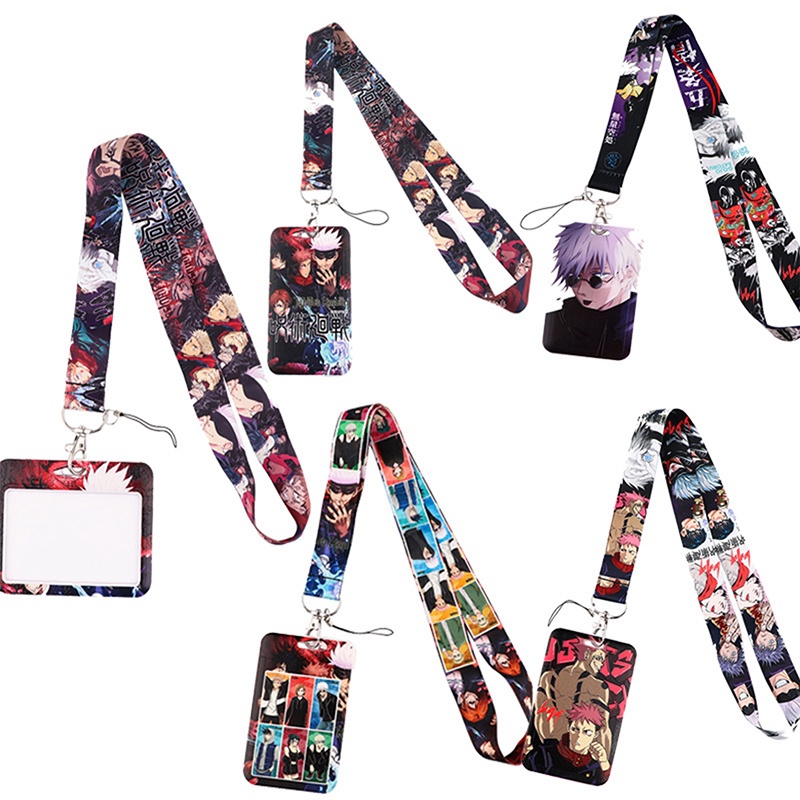 Bao Đựng Thẻ Họa Tiết anime jujutsu kaisen Có Dây Đeo