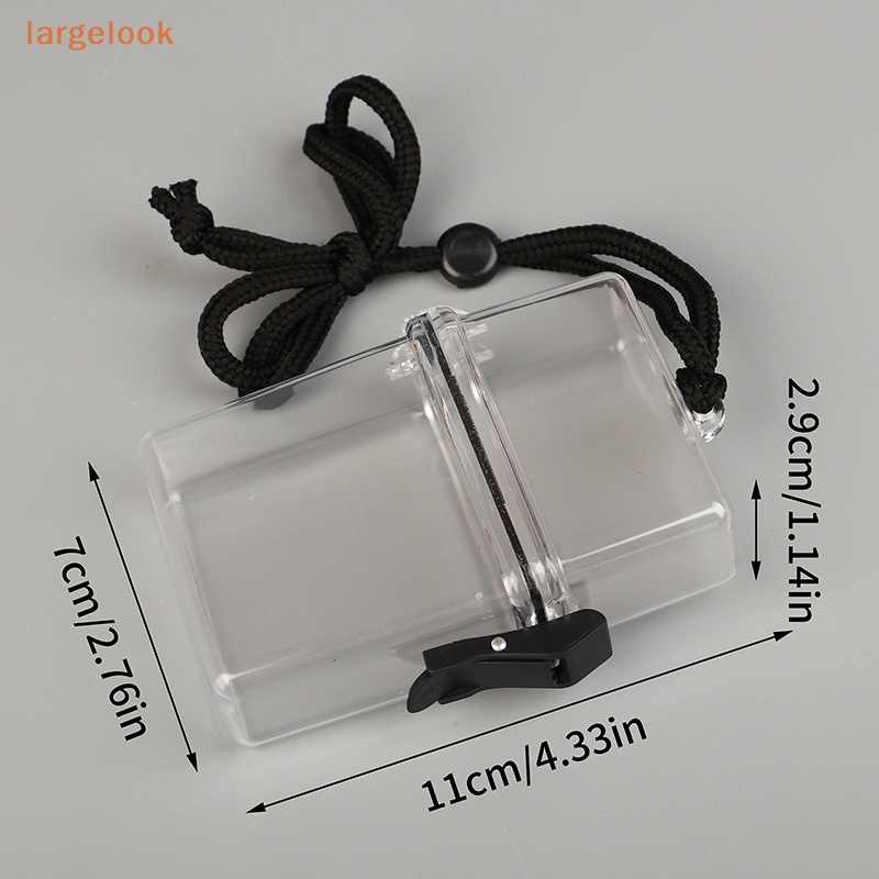 Hộp Phân Loại Tiền / Thẻ / Chìa Khóa Di Động Trong Suốt Chống Thấm Nước Nhỏ Gọn Tiện Dụng
