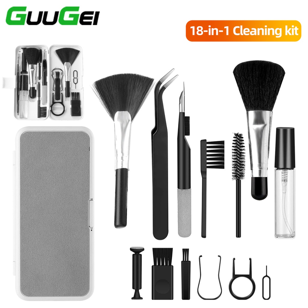 Bộ Dụng Cụ Vệ Sinh Bàn Phím Máy Tính / Laptop 18 Trong 1 Đa Năng
