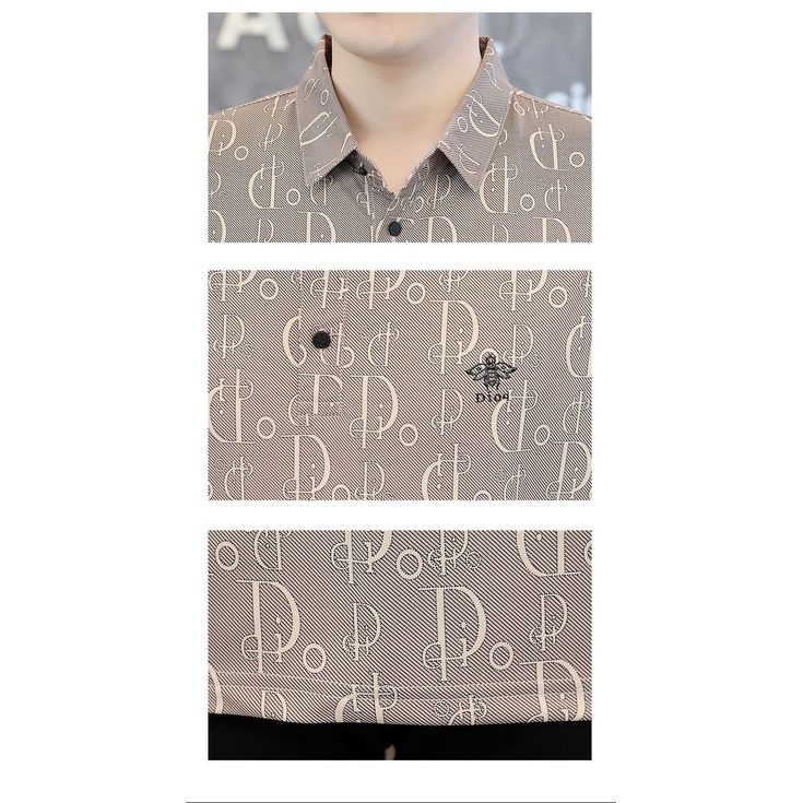 Áo Thun Polo Mỏng Cỡ Lớn In Họa Tiết Thời Trang Mùa Hè Mới Cho Nam Trung Niên Và Bố