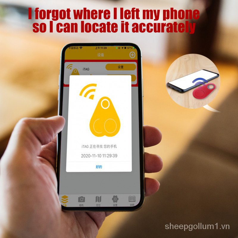 Thiết Bị Định Vị GPS Bluetooth Không Dây Chống Thấm Nước Cho Trẻ Em