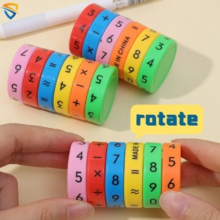 Premium fun trẻ em toán học khối lập phương ma thuật đồ chơi trẻ em học giáo dục toán học số học khối tính toán trò chơi xếp hình montessori đồ chơi cho trẻ mới biết đi