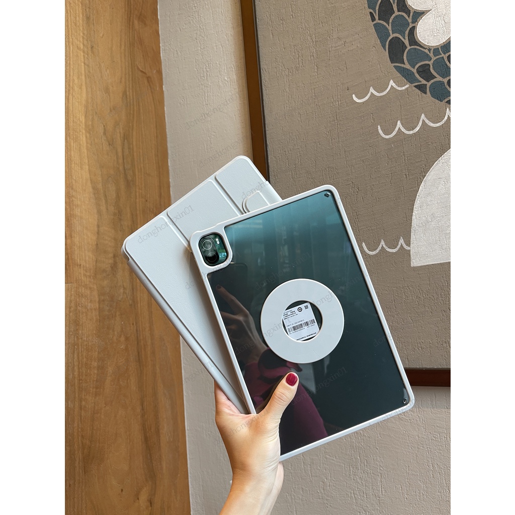 Đối với xiaomi mi pad 6 pad 5 pad 6 pro 11 inch 2023 vỏ acrylic cho redmi pad 10.61 vòng từ tính có thể tháo rời vỏ chia
