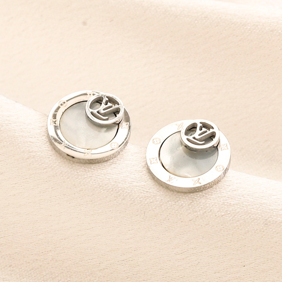 Thời Trang Bông Tai lv louis vuitton Bằng Thép Titan Cao Cấp