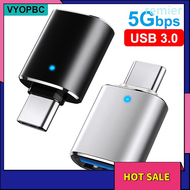 Bộ chuyển đổi re type-c sang usb3.0 otg đầu đọc thẻ đĩa u có thể sạc lại bộ chuyển đổi di động nhỏ gọn cho nhiều thiết bị