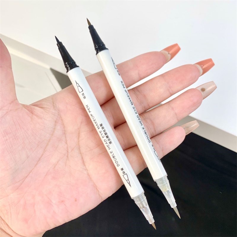 Bút kẻ mắt trang điểm mắt hai đầu abpopa & lying tằm lâu trôi khô nhanh